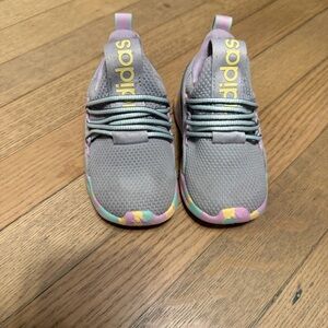 SOLD Adidas Kids Gray and Pastel Sneakers